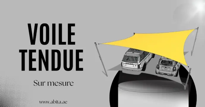 Voile Tendue (3m50 x 5m x 3m50 x 5m)